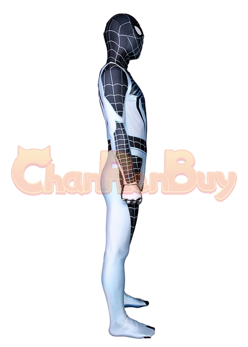 Spider Man Negative Suit Costume Cosplay Bodysuit