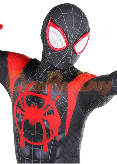 Miles Morales Costume Spider Man Into the Spider Verse Cosplay Bodysuit