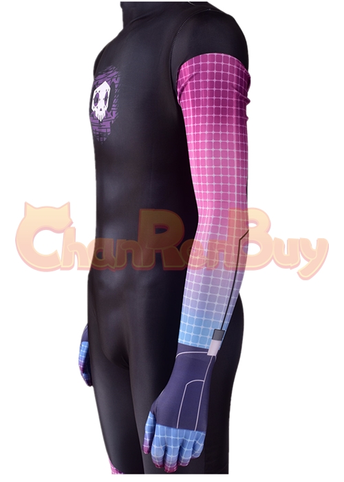 Overwatch Sombra Hacker Costume Cosplay Bodysuit