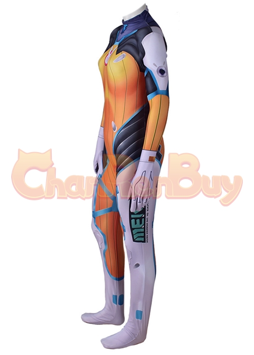 Overwatch DVA Blueberry Costume Cosplay Bodysuit