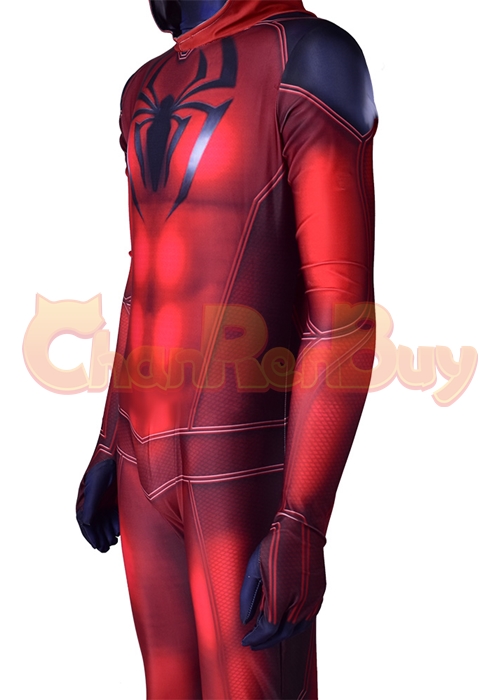Scarlet Spider Man Costume Spider Kaine Parker  Cosplay Bodysuit