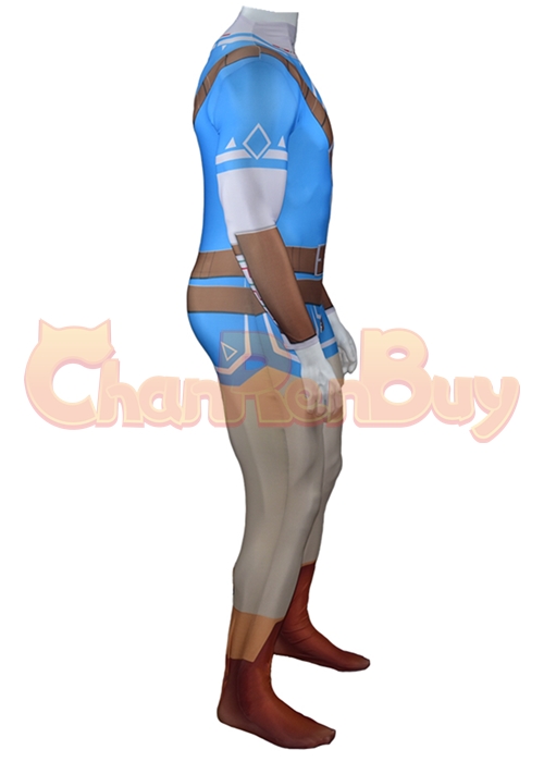 The Legend of Zelda Breath of the Wild Link Tunic Costume Cosplay Bodysuit