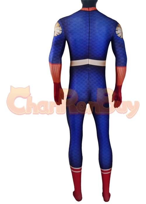 The Boys Homelander Costume Cosplay Bodysuit