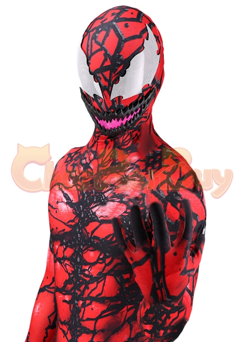 Carnage Costume Cosplay Cletus Kasady Symbiote Cosplay Bodysuit Ver.2