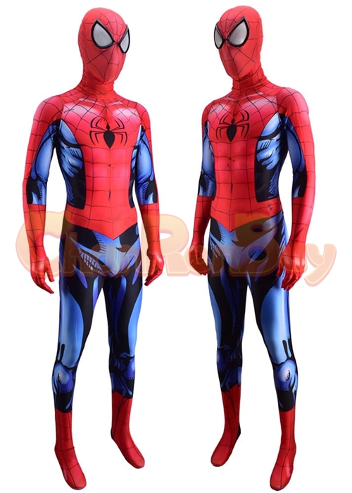 The Ultimate Spider Man Costume Cosplay Bodysuit Bagley's Comic Version