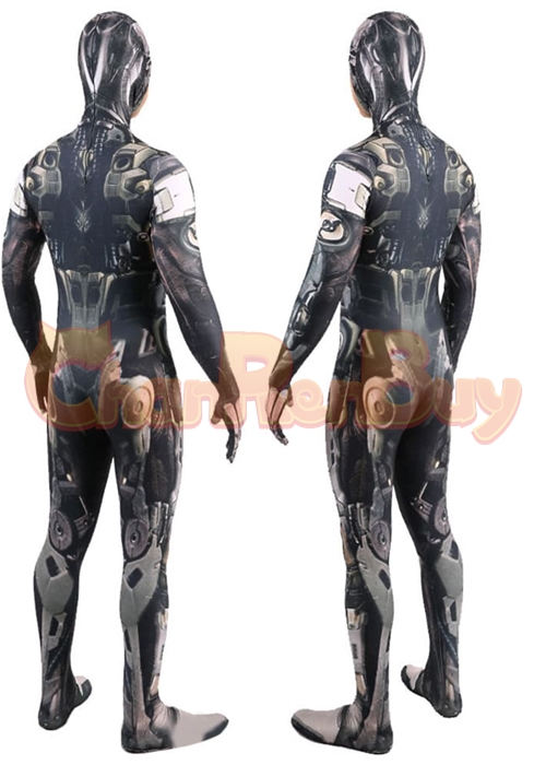 Robot Cosplay Costume Science Future Modern Machine Bodysuit