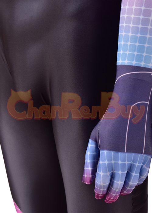 Overwatch Sombra Hacker Costume Cosplay Bodysuit