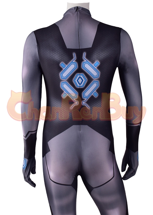 Metroid Samus Aran Zero Suit Costume Cosplay Bodysuit