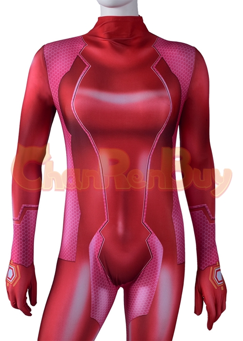 Metroid Samus Aran Zero Costume Cosplay Bodysuit