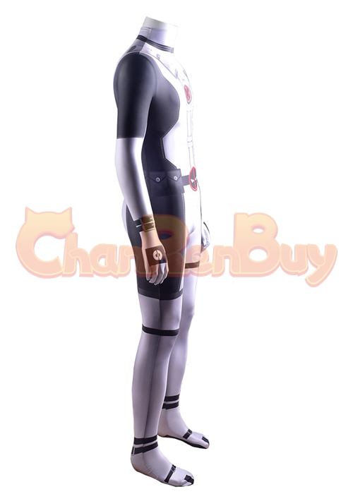 X-Force White Deadpool  Costume Cosplay Bodysuit