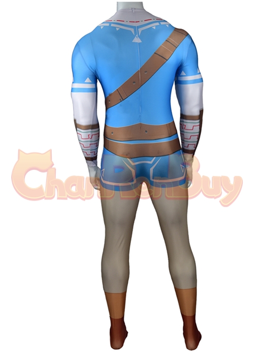 The Legend of Zelda Breath of the Wild Link Tunic Costume Cosplay Bodysuit
