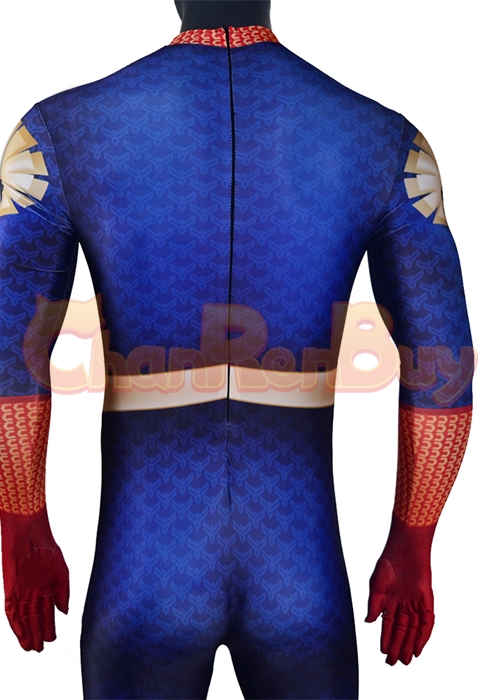 The Boys Homelander Costume Cosplay Bodysuit