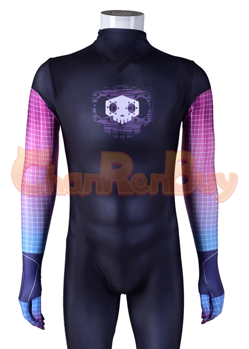 Overwatch Sombra Hacker Costume Cosplay Bodysuit