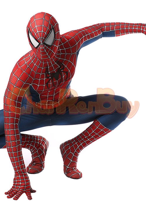 Spider Man 2 Costume Tobey Maguire Cosplay Bodysuit