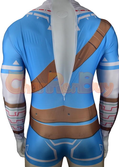 The Legend of Zelda Breath of the Wild Link Tunic Costume Cosplay Bodysuit