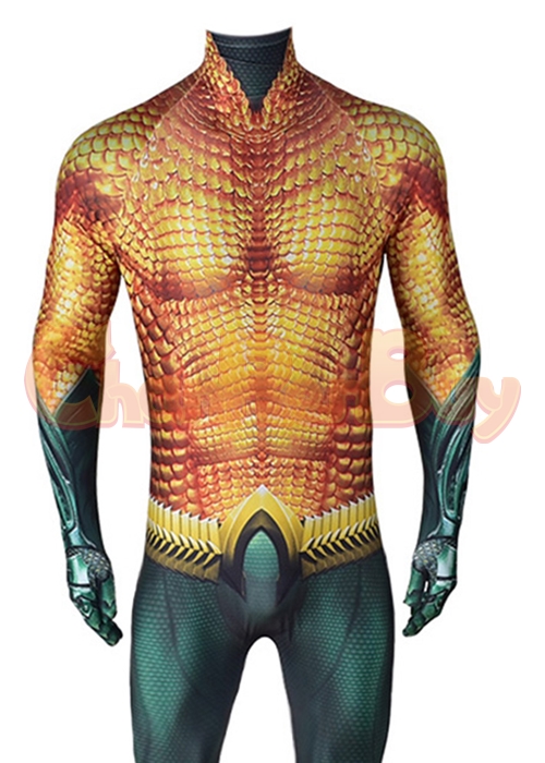 Aquaman Costume Arthur Curry Cosplay Bodysuit