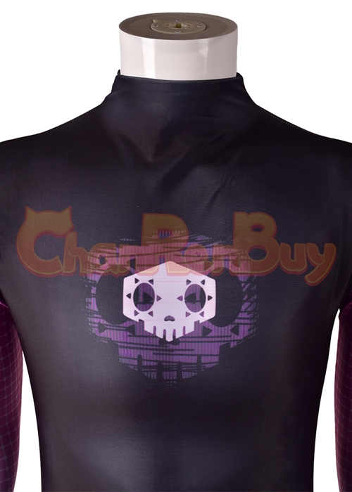 Overwatch Sombra Hacker Costume Cosplay Bodysuit
