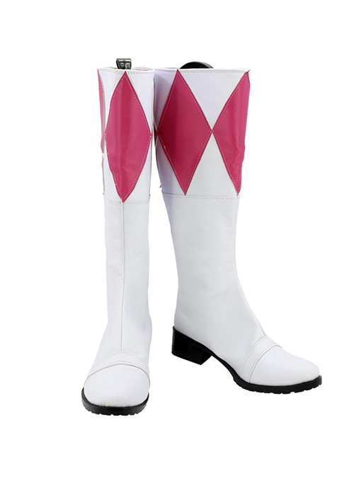 Kimberly Hart Pink Ranger Shoes Power Rangers Cosplay Boots -Chaorenbuy Cosplay