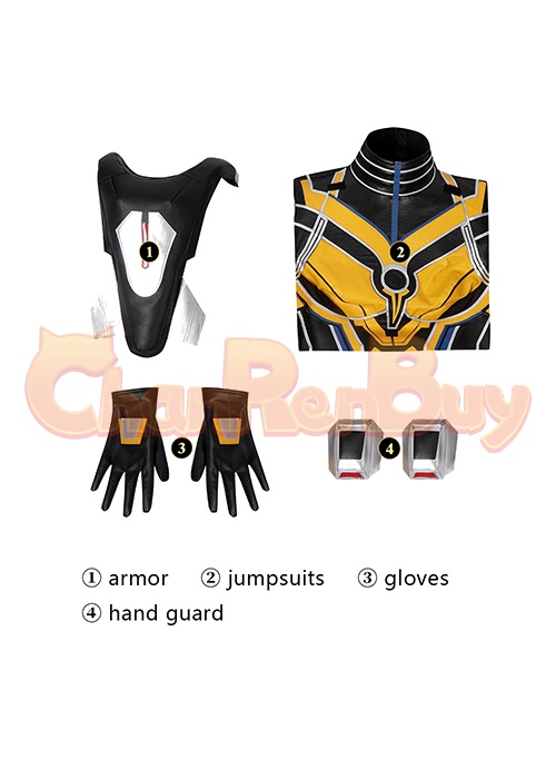 Ant Man and the Wasp Quantumania Hope Wasp Costume Cosplay Suit