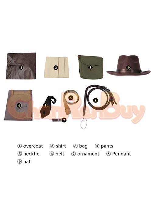 Indiana Jones and the Dial of Destiny Costume Cosplay Suit-Chaorenbuy Cosplay