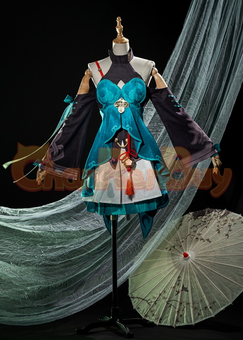 Honkai Star Rail Qingque Costume Cosplay Suit Dress