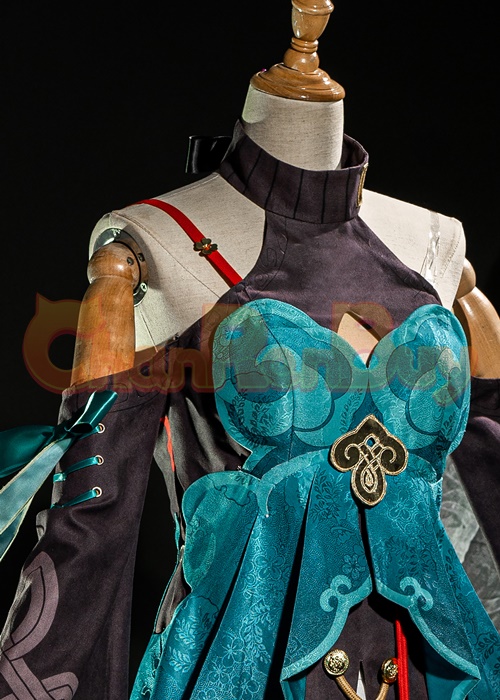 Honkai Star Rail Qingque Costume Cosplay Suit Dress