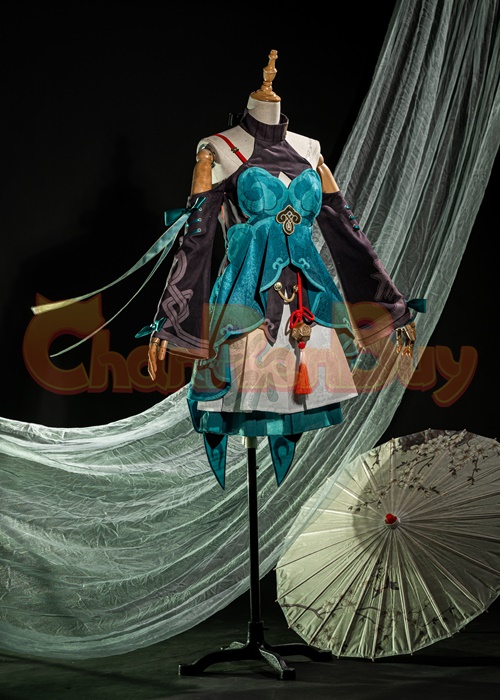 Honkai Star Rail Qingque Costume Cosplay Suit Dress