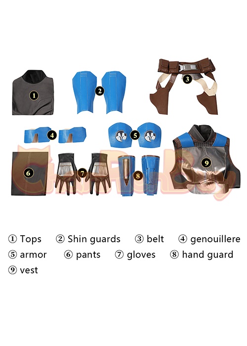 Bo Katan Kryze Costume The Mandalorian Season 3 Cosplay Suit