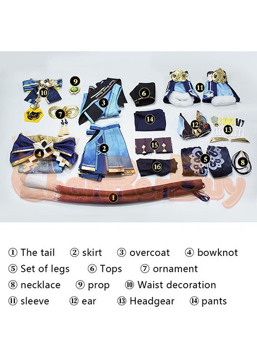 Kirara Costume Genshin Impact Cosplay Suit