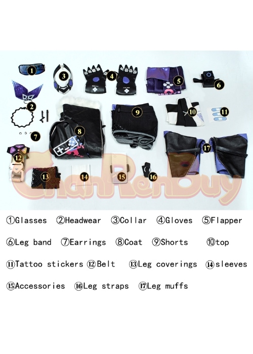 Honkai: Star Rail Silver Wolf Costume Cosplay Suit Ver.2