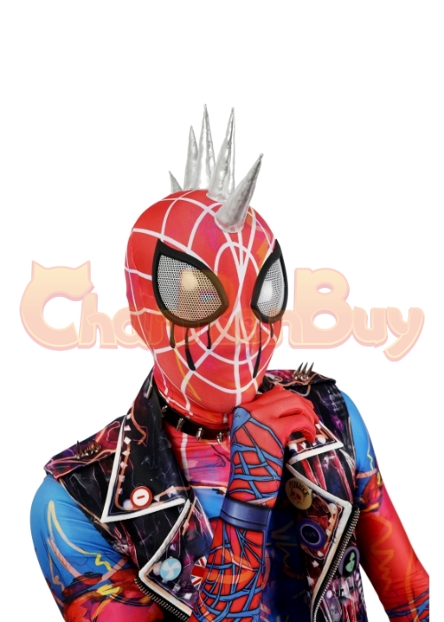 Spider-Man: Across the Spider-Verse Spider-Punk Costume Cosplay Suit Hobie Brown Suit