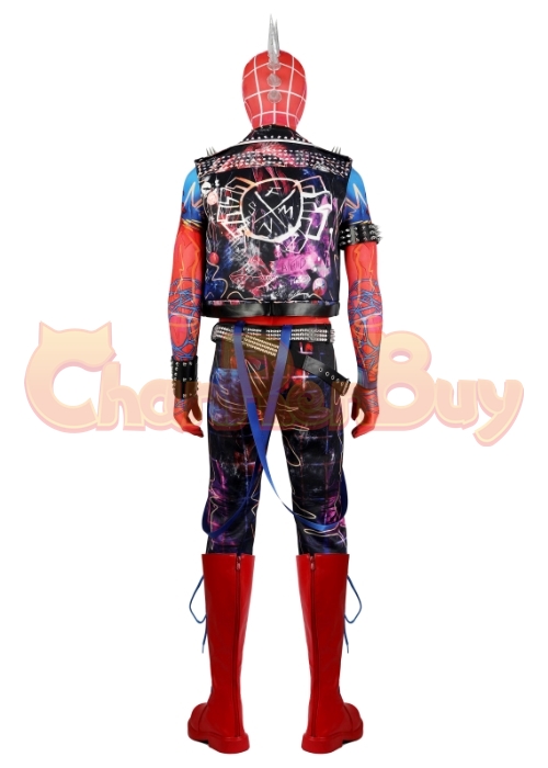 Spider-Man: Across the Spider-Verse Spider-Punk Costume Cosplay Suit Hobie Brown Suit