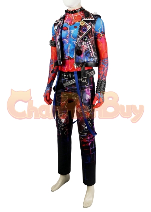 Spider-Man: Across the Spider-Verse Spider-Punk Costume Cosplay Suit Hobie Brown Suit