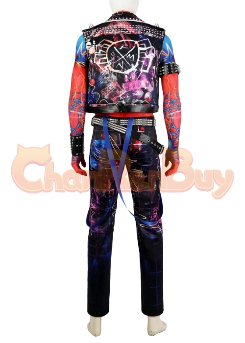 Spider-Man: Across the Spider-Verse Spider-Punk Costume Cosplay Suit Hobie Brown Suit