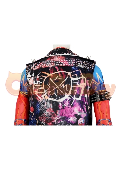 Spider-Man: Across the Spider-Verse Spider-Punk Costume Cosplay Suit