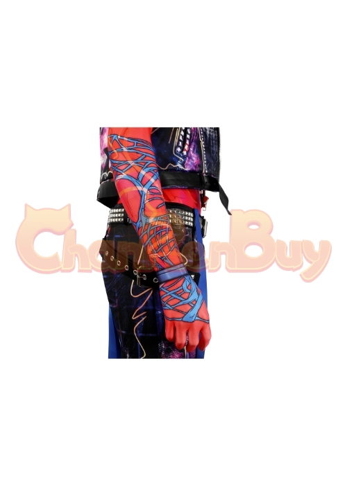 Spider-Man: Across the Spider-Verse Spider-Punk Costume Cosplay Suit Hobie Brown Suit