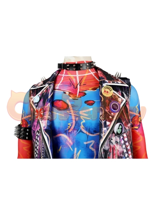 Spider-Man: Across the Spider-Verse Spider-Punk Costume Cosplay Suit Hobie Brown Suit