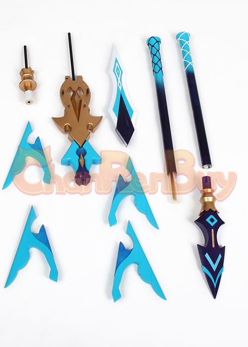 Genshin Impact Shenhe Spear Cosplay Prop