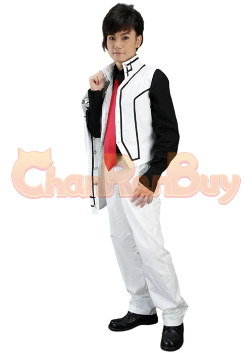 Vampire Knight Costume Cosplay Uniform Suit White Version