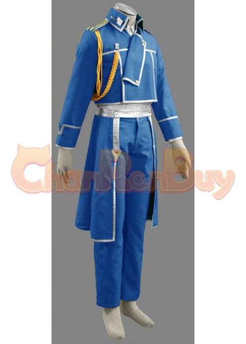 Roy Mustang Costume Fullmetal Alchemist Cosplay Suit