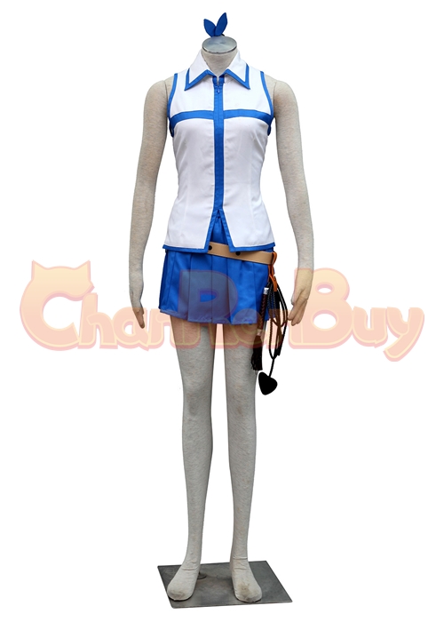 FAIRY TAIL Lucy Costume Cosplay Suit Blue Ver