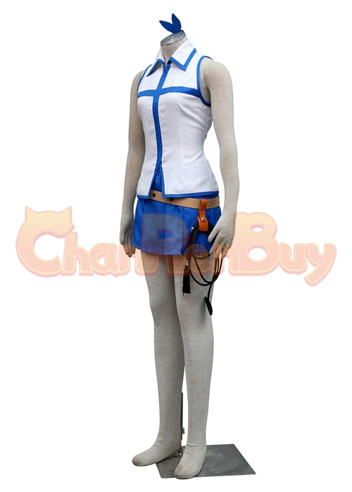 FAIRY TAIL Lucy Costume Cosplay Suit Blue Ver