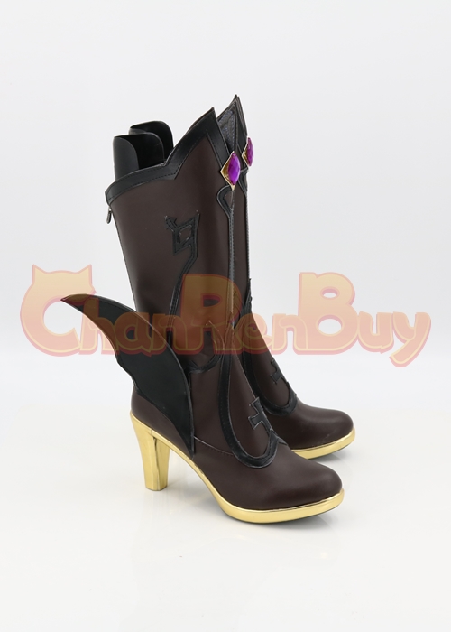 Genshin Impact Fischl Shoes Cosplay Women Boots