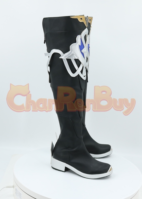 Genshin Impact Albedo Shoes Cosplay Men Boots Ver 1
