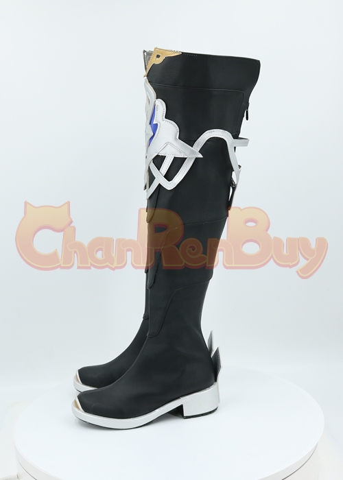 Genshin Impact Albedo Shoes Cosplay Men Boots Ver 1