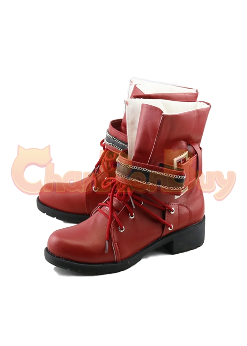 Final Fantasy VII Remake Tifa Lockhart Shoes Cosplay Women Boots Ver 1