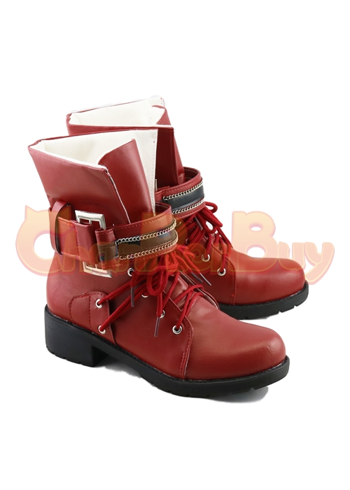 Final Fantasy VII Remake Tifa Lockhart Shoes Cosplay Women Boots Ver 1