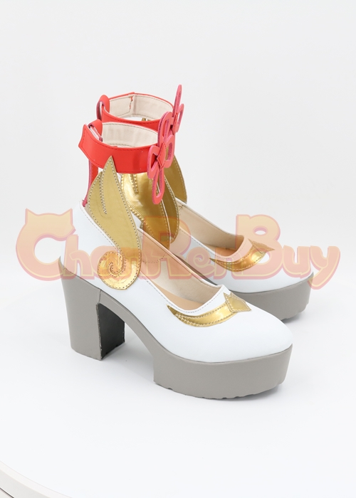 Genshin Impact Ganyu Shoes Cosplay Women Boots Ver 1
