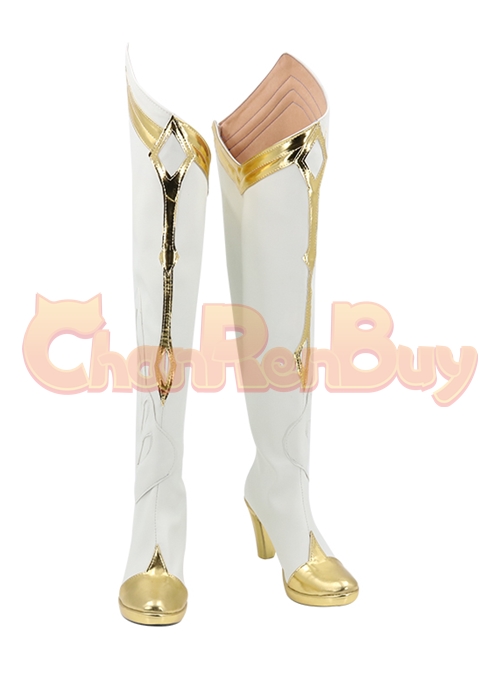 Genshin Impact Lumine Shoes Cosplay Women Boots Ver 1