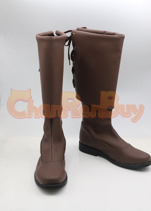 Jack Sparrow Shoes Cosplay Men Boots Brown Ver 1